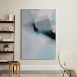 "ghost" - Art Print in Grey by Lori Wemple - In a Room