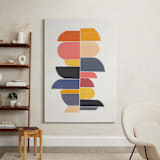 "summer totem" - Art Print in retro summer by Chris Rossi - In a Room