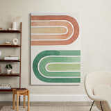 "Double Rainbow" - Art Print in Desert by Pink House Press - In a Room