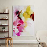 "By the window II" - Art Print in Mustard by Parima Studio - In a Room