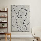 "Black Thread" - Art Print in Weathered White by Alisa Galitsyna - In a Room