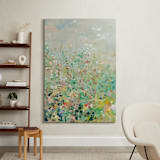 "English Garden I" - Art Print in Evergreen by Lindsay Megahed - In a Room