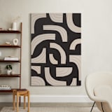 "rhythm" - Art Print in Licorice Black by Alisa Galitsyna - In a Room