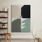 "KissKiss" - Art Print in Seafoam Blue by Christina Flowers - In a Room