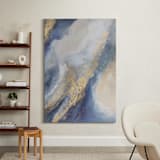 "Dancing at Dawn" - Art Print in Soft Blue by Julia Contacessi - In a Room