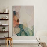 "Echoes I" - Art Print in Rust by Wendy Keller - In a Room