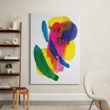 "Abstract Watercolor" - Art Print in Fuchsia by Alexandra Dzh - In a Room