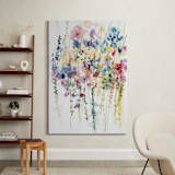 "Wildflowers" - Art Print in rose by Lindsay Megahed - In a Room