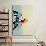"New Life" - Art Print in Light Aqua by The Savage Label - In a Room