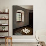 "Light and Reflection" - Art Print in Shadow Grey by Robert Deem - In a Room