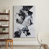 "Untitled 006" - Art Print in Charcoal by Sara Kraus - In a Room