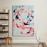 "Grapefruity" - Art Print in Coral by Katie Craig - In a Room