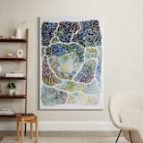 "freckle topography II" - Art Print in Teal by Kelly Place - In a Room