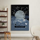 "Adventures in Nature" - Personalized Art Print in Night by Corinne Malesic - In a Room