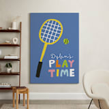 "Play Time" - Personalized Art Print in Denim Blue by Chi Hey Lee - In a Room