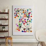 "Flowering Tree" - Art Print in pink by Angel Estevez - In a Room