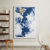 "Delight in the Storm II" - Art Print in Deep Blue by Julia Contacessi - In a Room