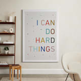 "I Can Do Hard Things" - Art Print in Oatmeal by Annette Allen - In a Room