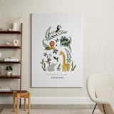 "The wild" - Personalized Art Print in White by Patricia Bacchus - In a Room