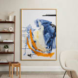 "Lawless4." - Art Print in Love Fever Blue by Jihye Back Kim - In a Room