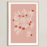 "Vintage Floral Set III" - Art Print in Vintage by Kate Capone - Framed