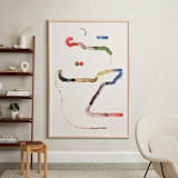 "Connected" - Art Print in Flow by Sumak Studio - In a Room