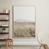 "highland prairie III" - Art Print in Wheat by Kamala Nahas - In a Room