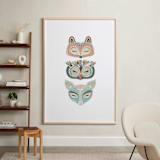 "Into the Woods" - Art Print in Ocean by Sarah Green - In a Room