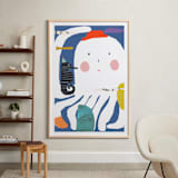 "octopus & seahorse" - Art Print in Sea by Sumak Studio - In a Room