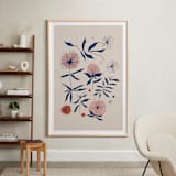 "Vintage Floral Set I" - Art Print in Vintage by Kate Capone - In a Room