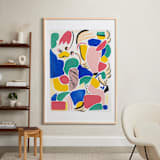 "Primario" - Art Print in White by FERNANDA MARTINEZ - In a Room