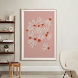 "Vintage Floral Set III" - Art Print in Vintage by Kate Capone - In a Room