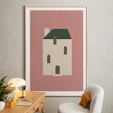"Maisonette" - Art Print in Dusty Rose by Ani Somi - In a Room