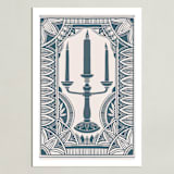 "Lumiere from Disney's Beauty And The Beast" - Art Print in Porcelain by Katharine Watson - Unframed