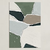 "Summer Valley 1" - Art Print in Moss by Iveta Angelova - Unframed