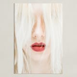 "Lipssss" - Art Print in lipstick red by Cathy Sunu - Unframed