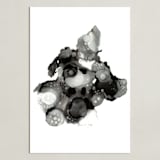 "Single Plasma" - Art Print in Monochrome by AT ORIGINALS - Unframed