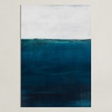 "Below the Sea" - Art Print in Ocean Blue by Melissa Marquardt - Unframed