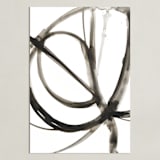 "Plant Cell 6" - Art Print in Charcoal by Mary Gaspar - Unframed