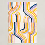 "dawnlight" - Art Print in Sunny by Lise Gulassa - Unframed