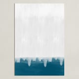 "Rain Storm I" - Art Print in Emerald Green by Deb Presutto - Unframed