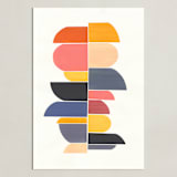 "summer totem" - Art Print in retro summer by Chris Rossi - Unframed