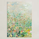 "English Garden I" - Art Print in Evergreen by Lindsay Megahed - Unframed