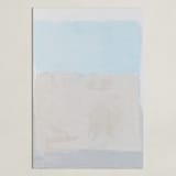 "Buff Boxes No. 1" - Art Print in Sky by Amy Gray - Unframed