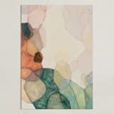 "Echoes I" - Art Print in Rust by Wendy Keller - Unframed