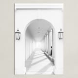 "Arches" - Art Print in Column White by Ilze Lucero - Unframed