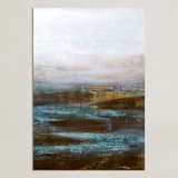"Tranquil Pools" - Art Print in Aqua by Melissa Marquardt - Unframed