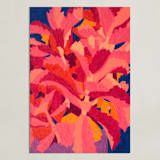 "Kalanchoe" - Art Print in Begonia Pink by Juls Treviño - Unframed