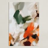 "Good Morning Cafe No.1" - Art Print in Pumpkin Orange by Parima Studio - Unframed