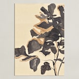 "Young Fig" - Art Print in Cream by Laura Condouris - Unframed